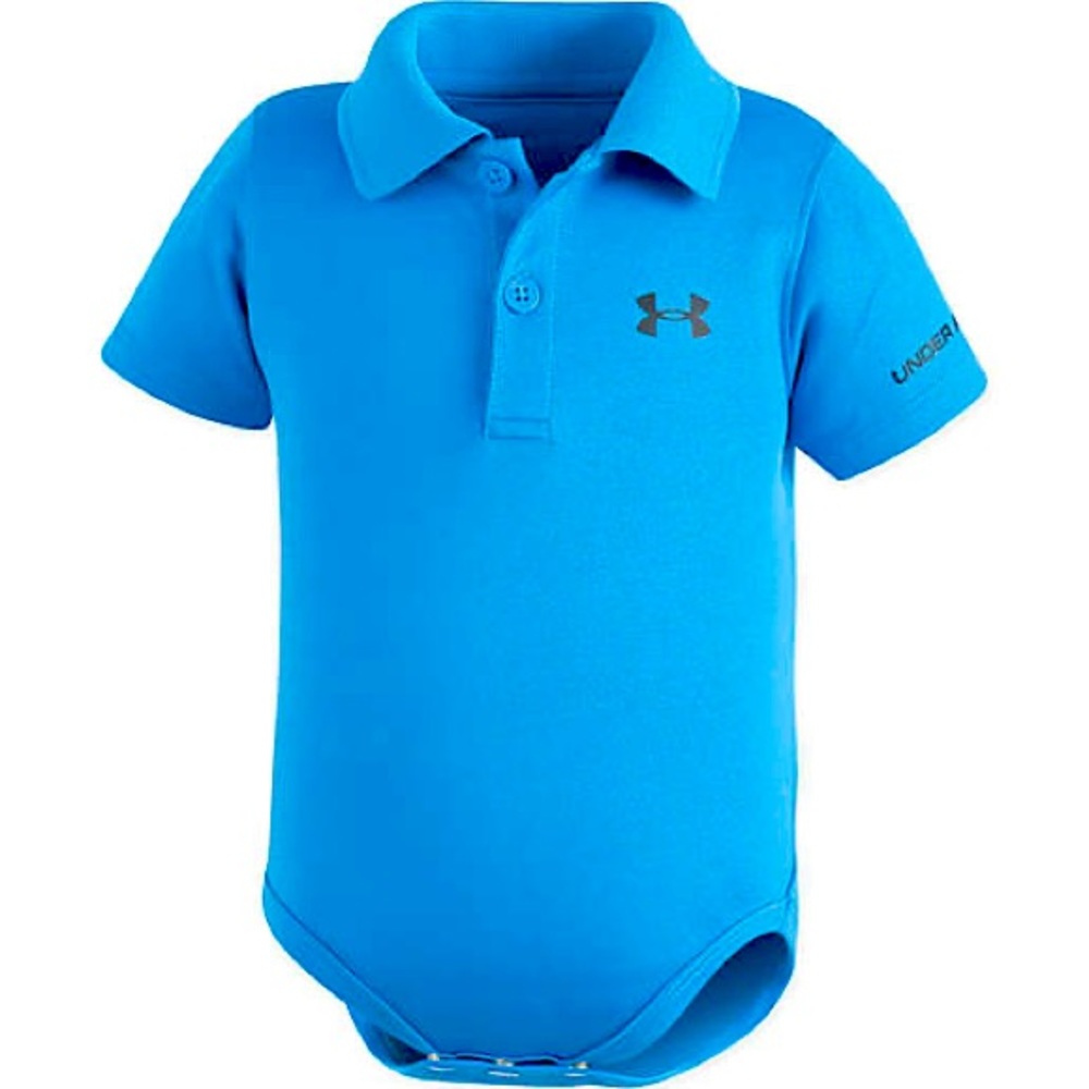 Unser Armour Turquoise Polo Bodysuit